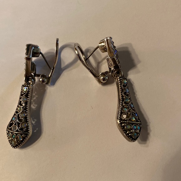 Premier Designs Vintage “Angelina” Aurora Borealis Earrings - Picture 5 of 5